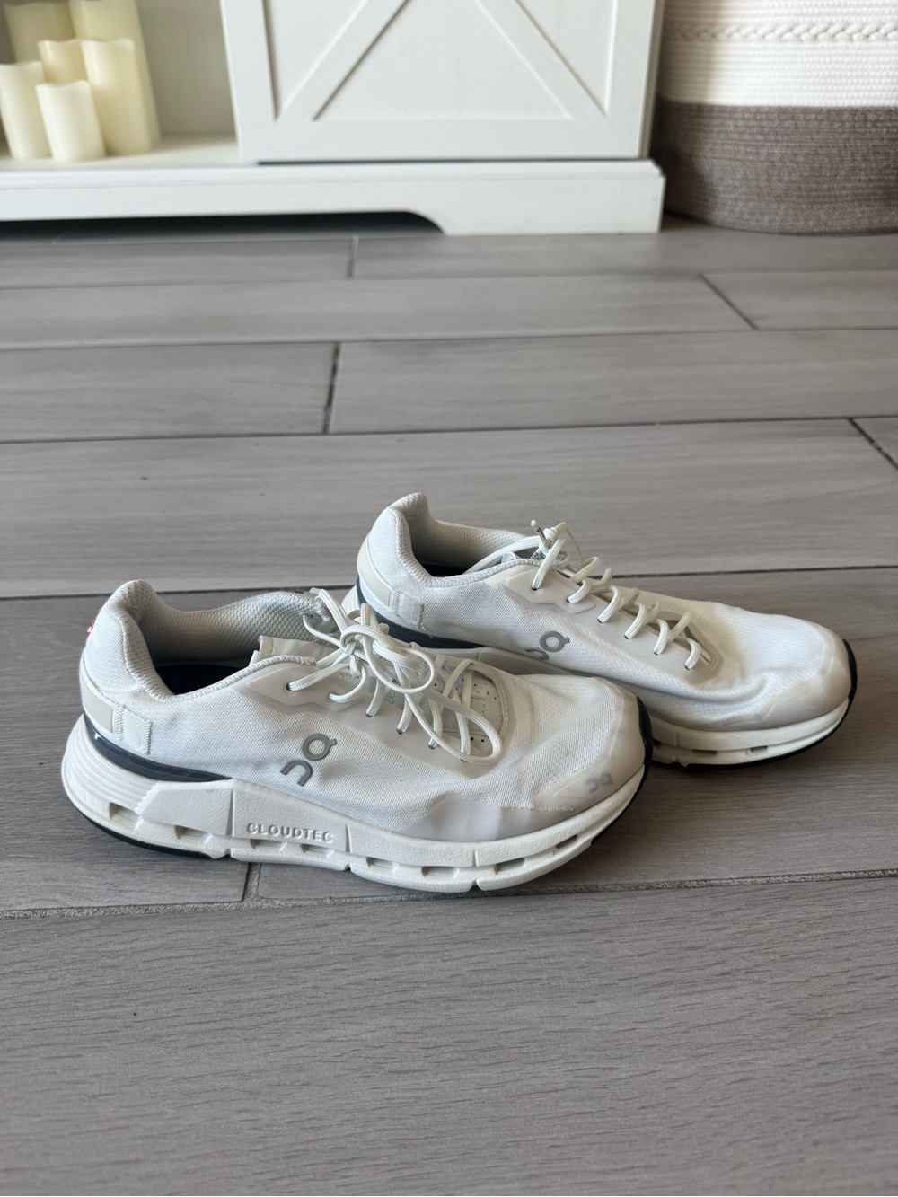 On Running White Men's CloudTec Running Shoes